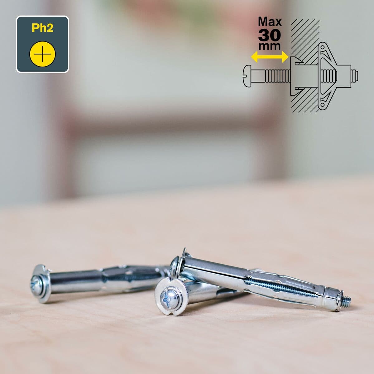 Vijci i matice Rapid Ø 11 x 65 mm M5 x 74 mm Metal rastezanje 10 kom. - Image 7