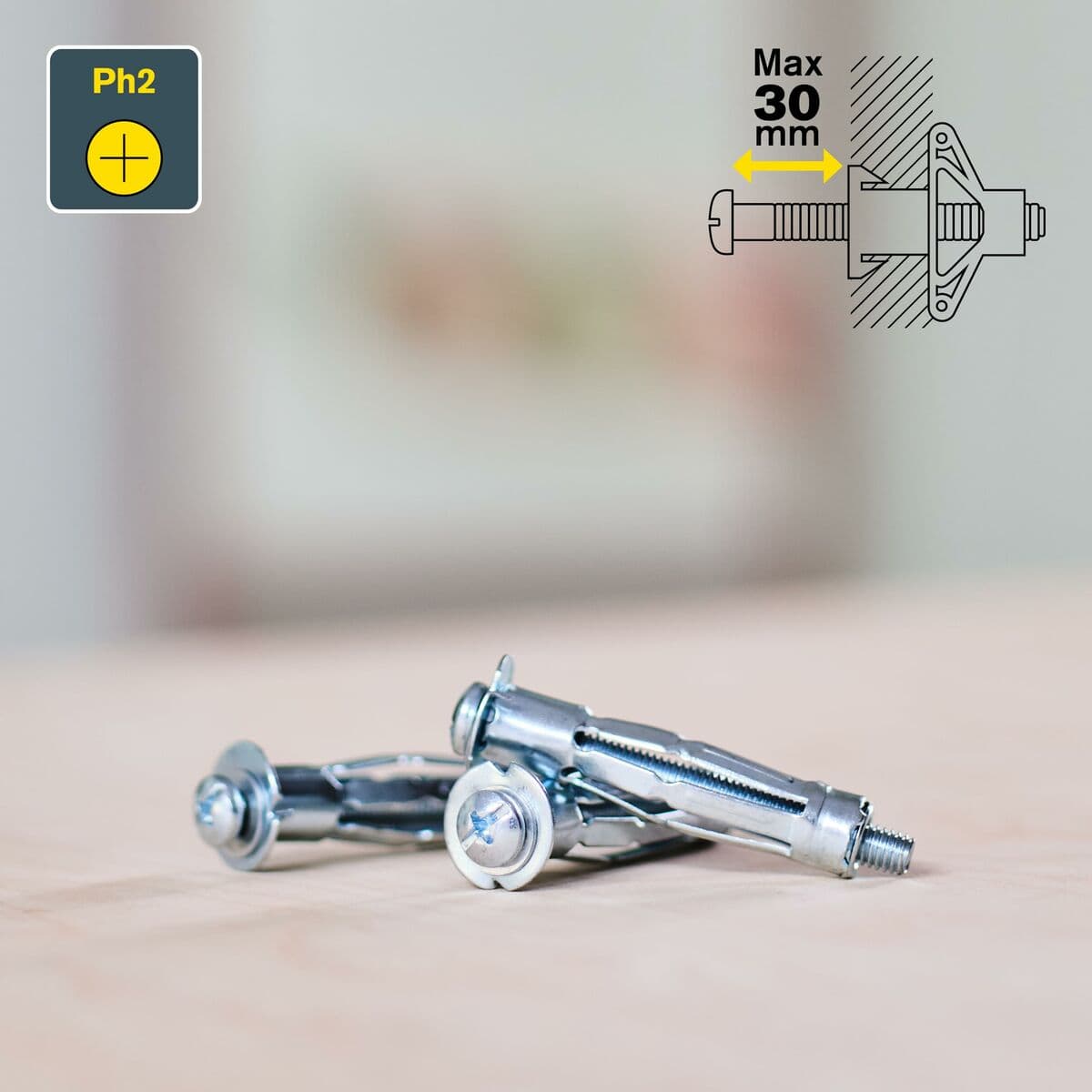 Vijci i matice Rapid 13 x 52 mm M6 x 63 mm Metal rastezanje 10 kom. - Image 7