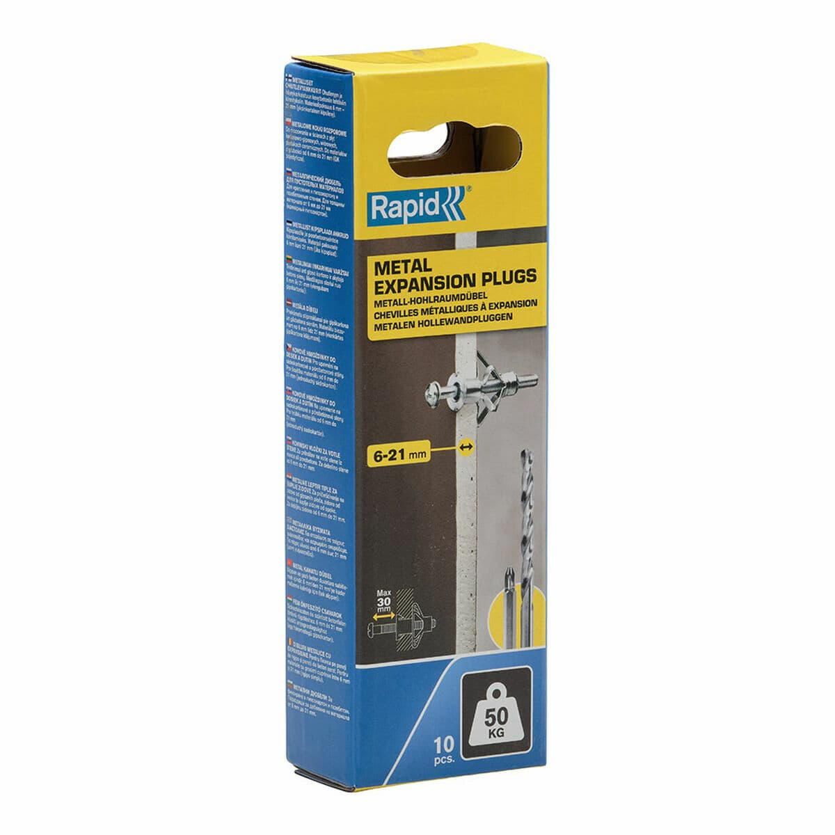 Vijci i matice Rapid 13 x 52 mm M6 x 63 mm Metal rastezanje 10 kom. - Image 3