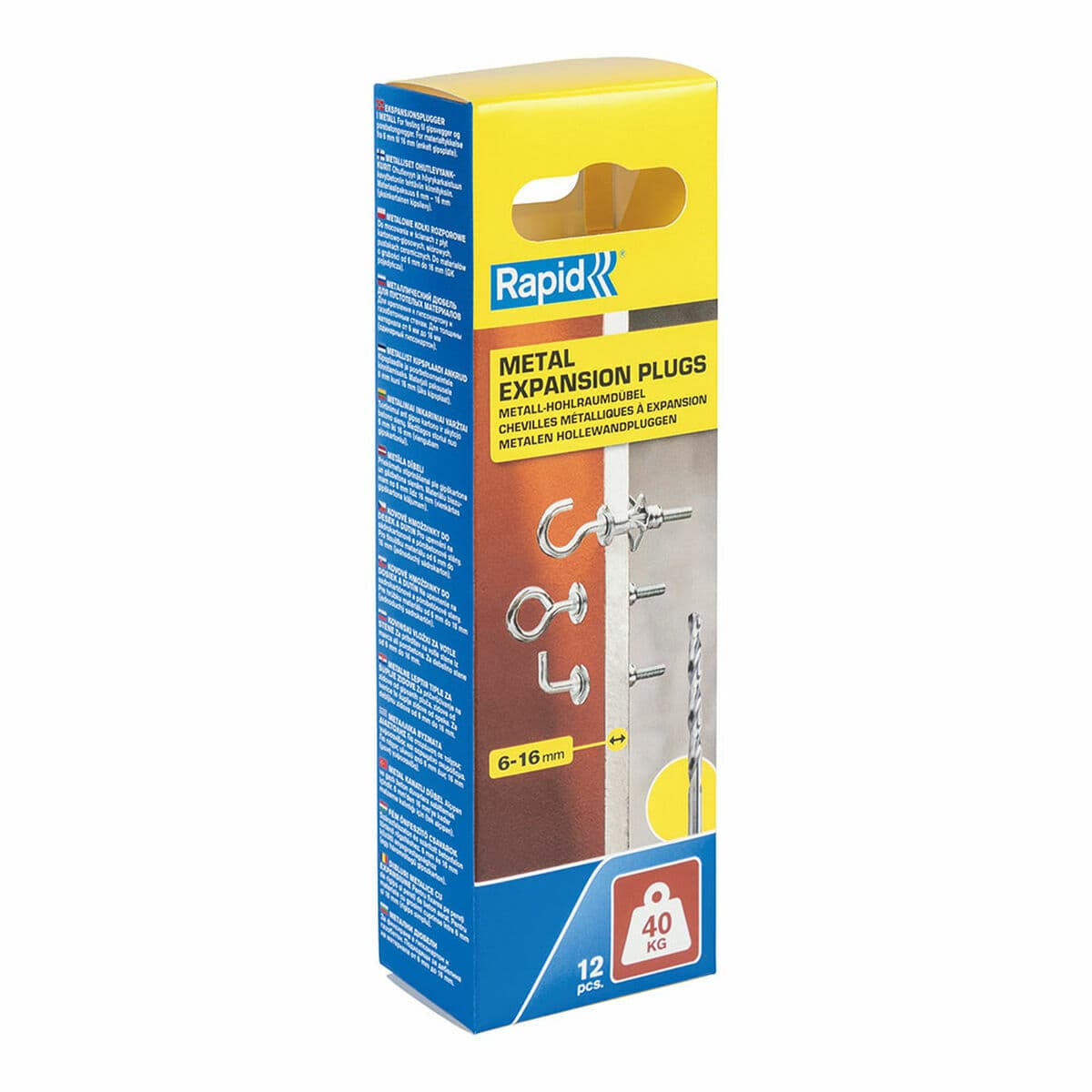 Ekspanzijsko sidro Rapid Rapid - 5001557 6 x 4 x 18 cm Metal rastezanje 12 kom. - Image 3