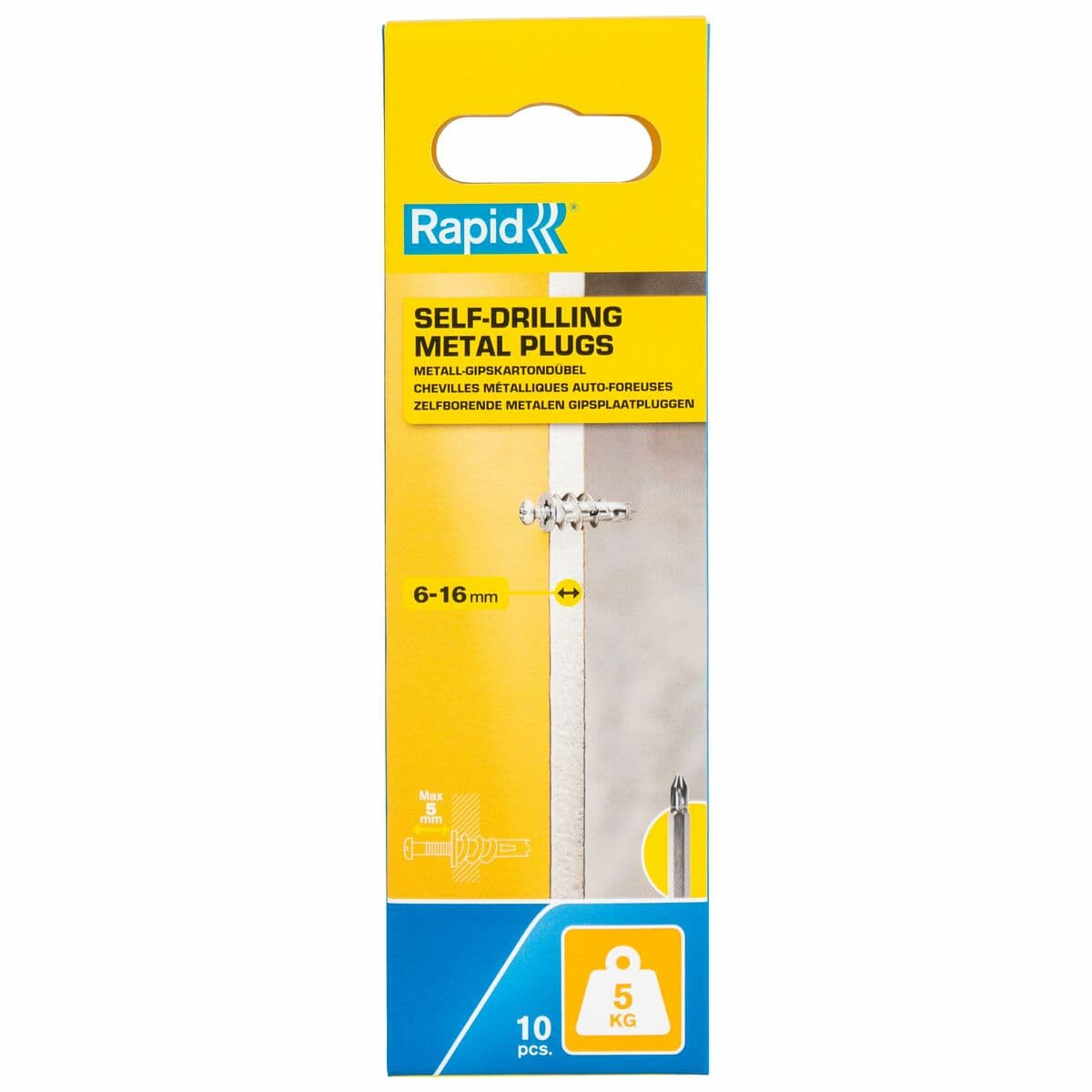 Selvskruende skrue Rapid M13 x 31 mm 6 x 4 x 18 cm 10 enheter - Image 11