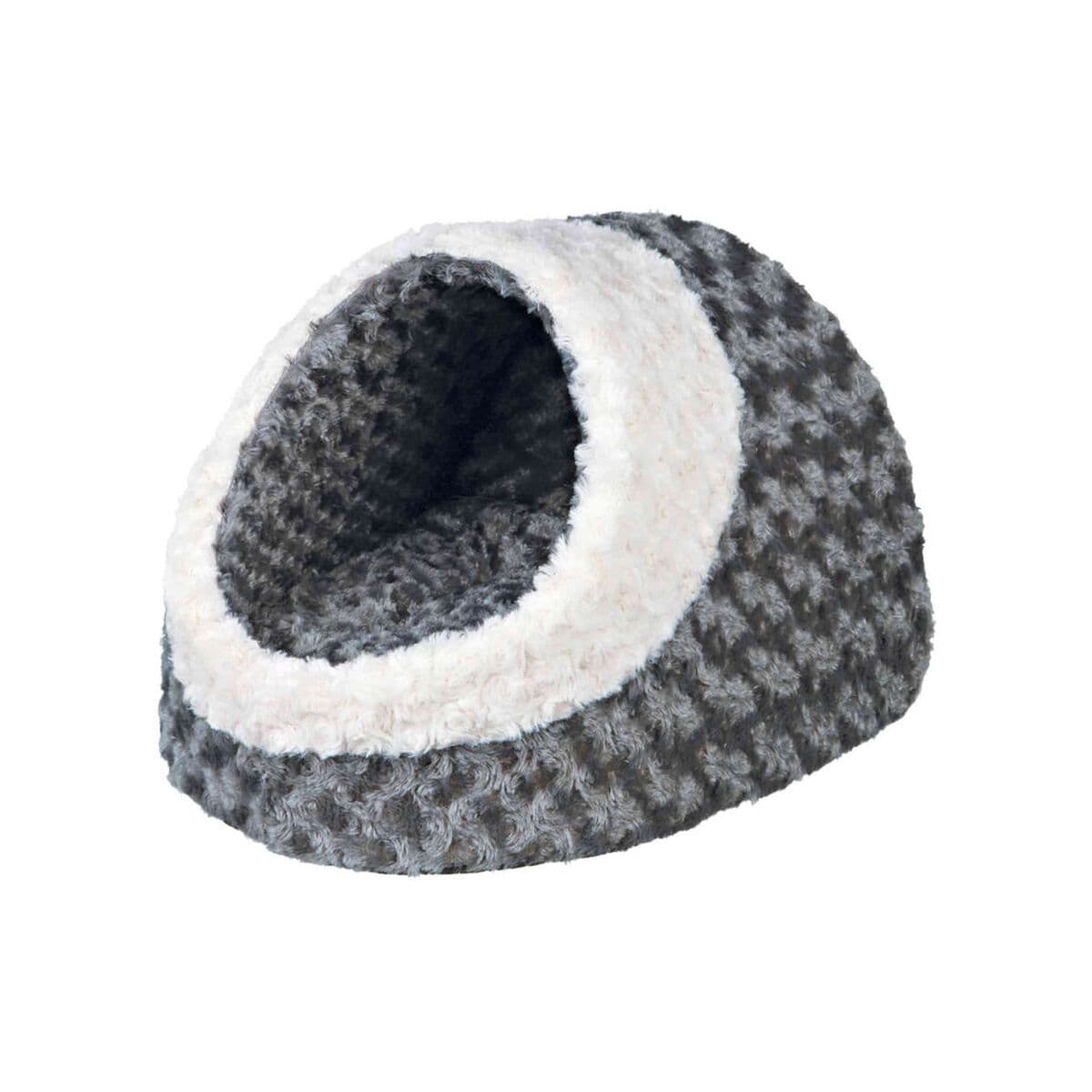 Cueva para gato Trixie Kaline Gris Crema 35 × 26 × 41 cm - Image 3