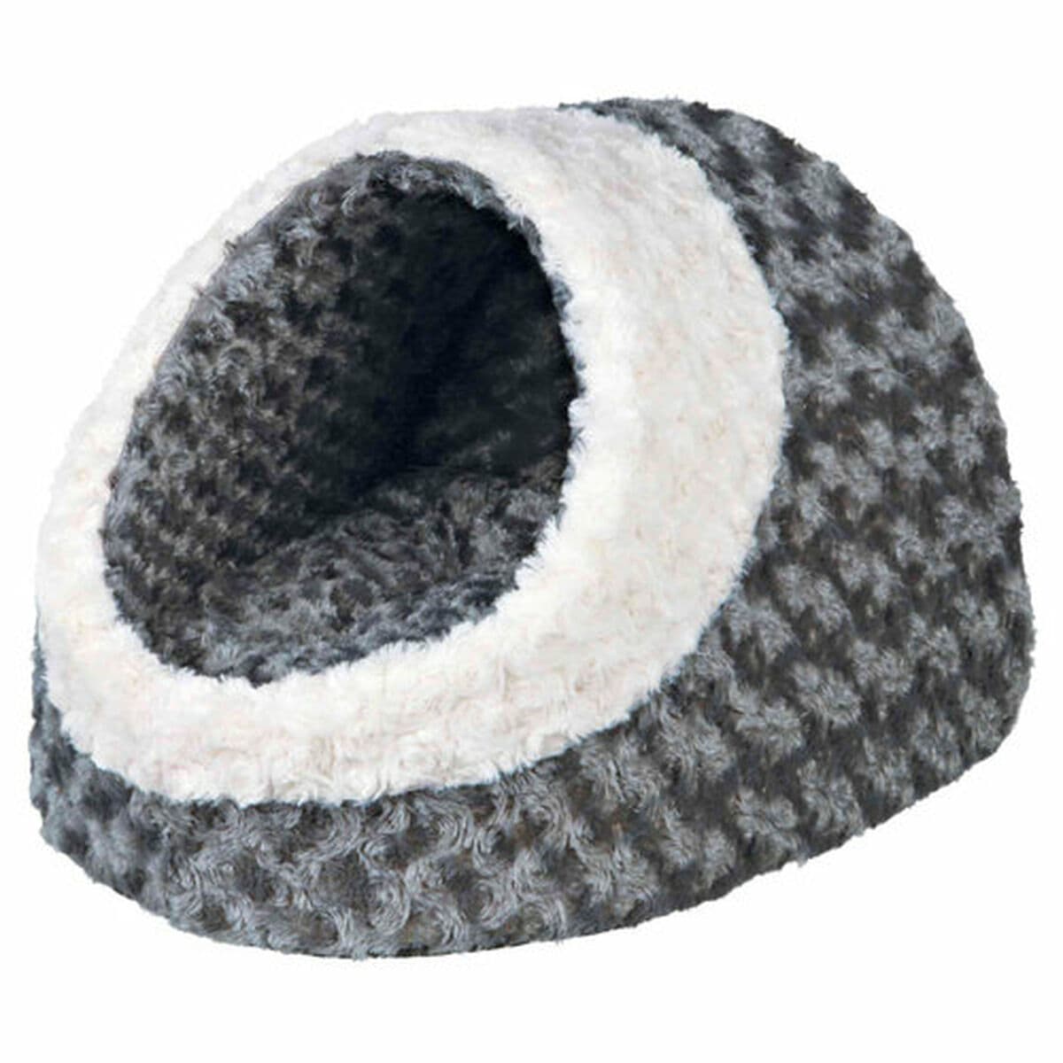 Cueva para gato Trixie Kaline Gris Crema 35 × 26 × 41 cm - Image 4