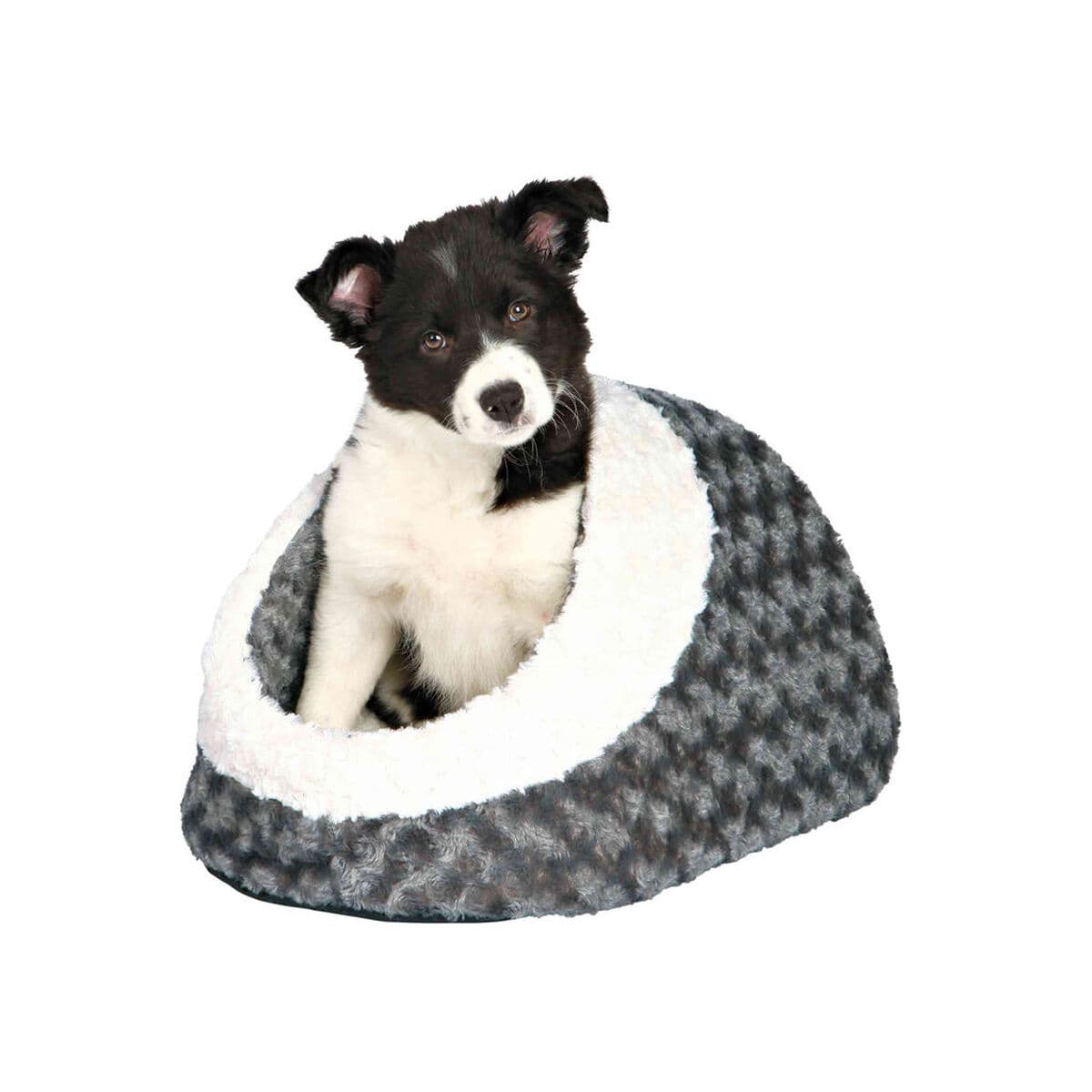 Cueva para gato Trixie Kaline Gris Crema 35 × 26 × 41 cm - Image 5