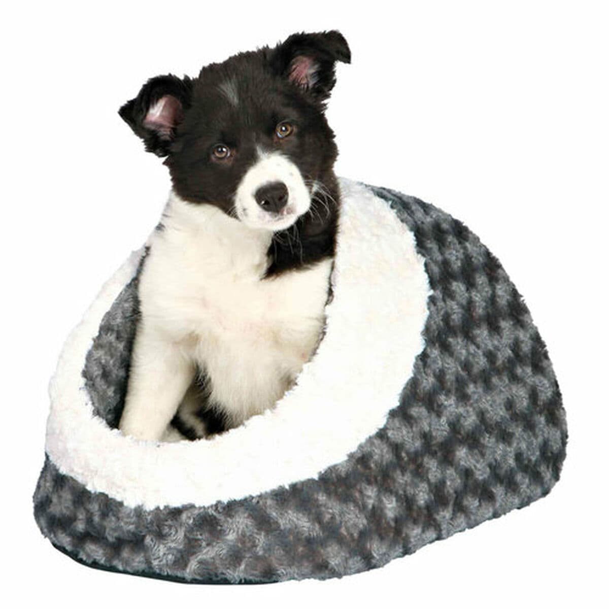 Cueva para gato Trixie Kaline Gris Crema 35 × 26 × 41 cm - Image 6