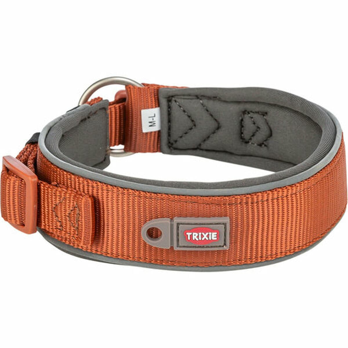 Hundhalsband Trixie Premium Orange Grafit S/M 33-42 cm - Image 6