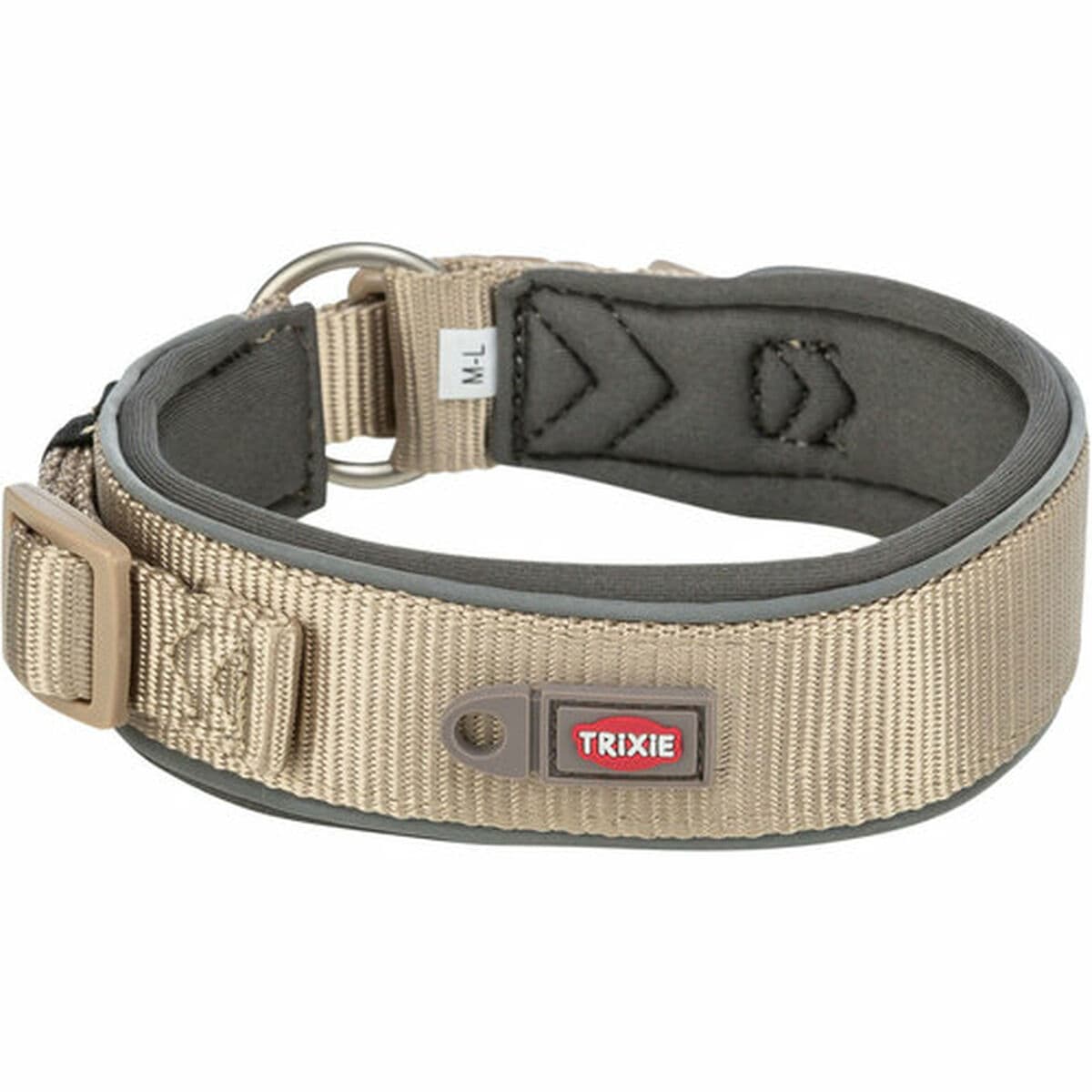 Hundehalsband Trixie Premium Graphit Sand S/M 33-42 cm - Image 6
