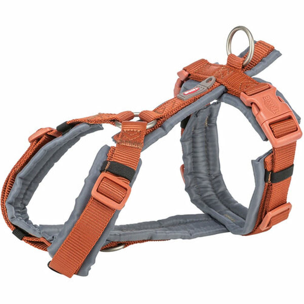 Hundegeschirr Trixie Premium Trekking Orange Graphit S - Image 2