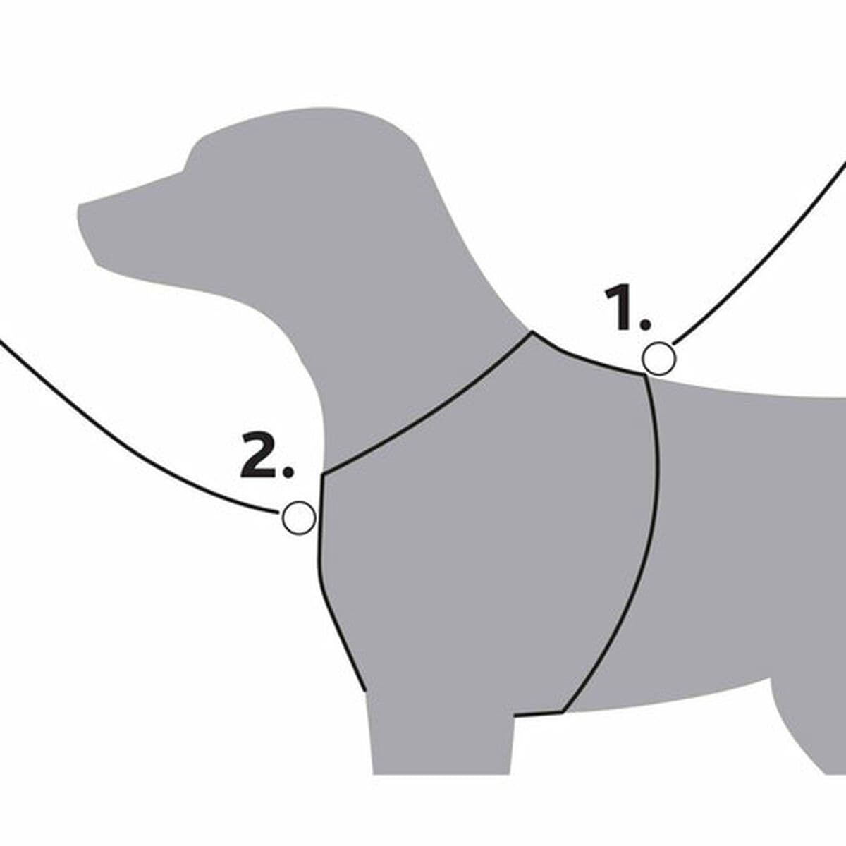 Hundegeschirr Trixie Premium Trekking Orange Graphit S - Image 4