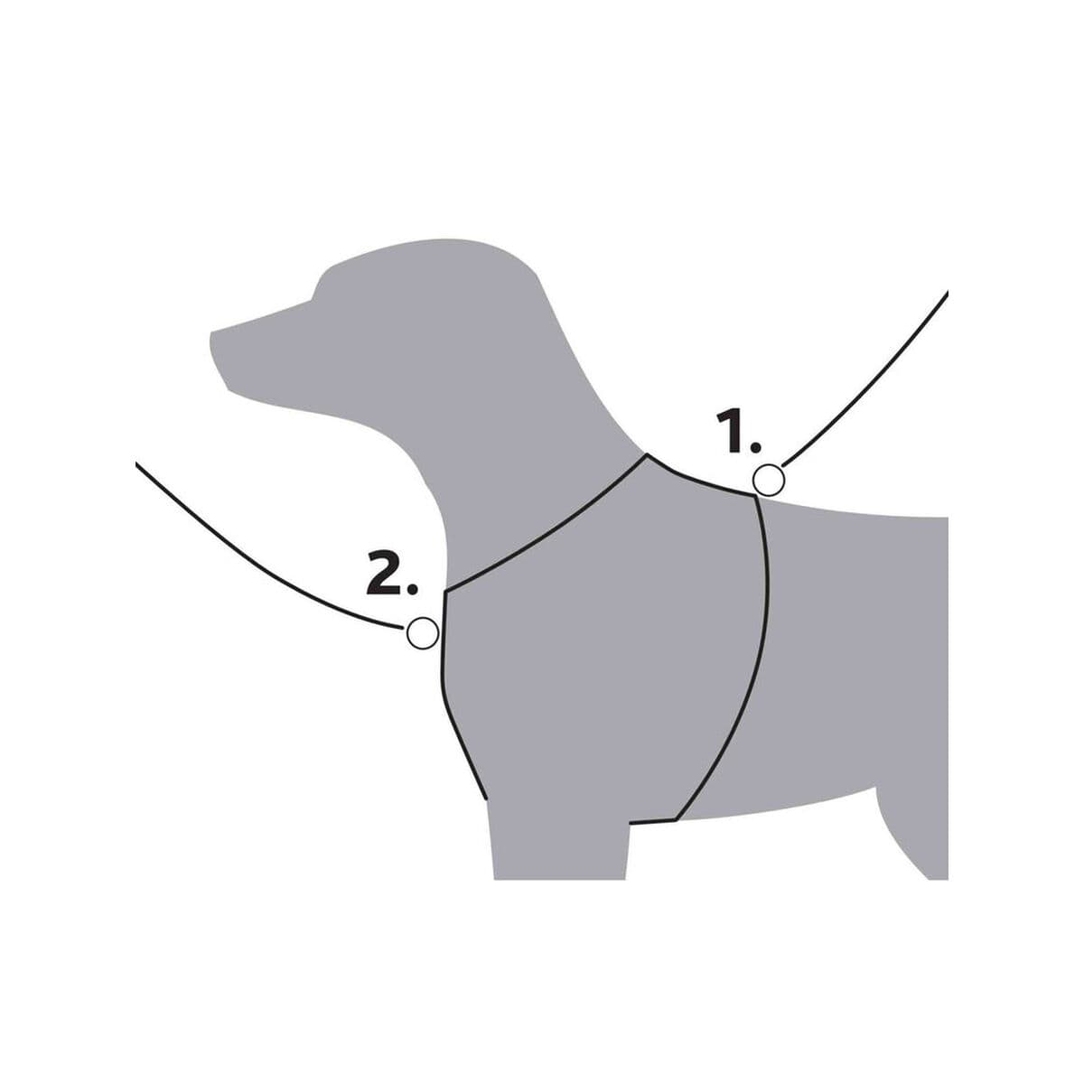 Hundesele Trixie Premium Trekking Grafitt Sand S - Image 3