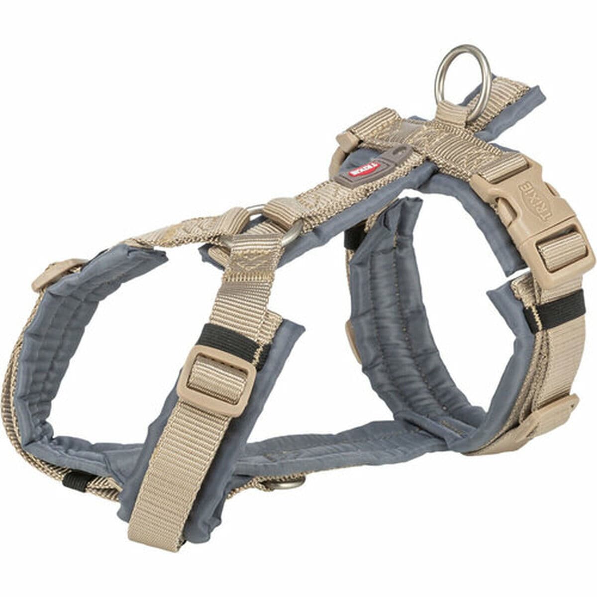 Hundegeschirr Trixie Premium Trekking Graphit Sand S/M - Image 2