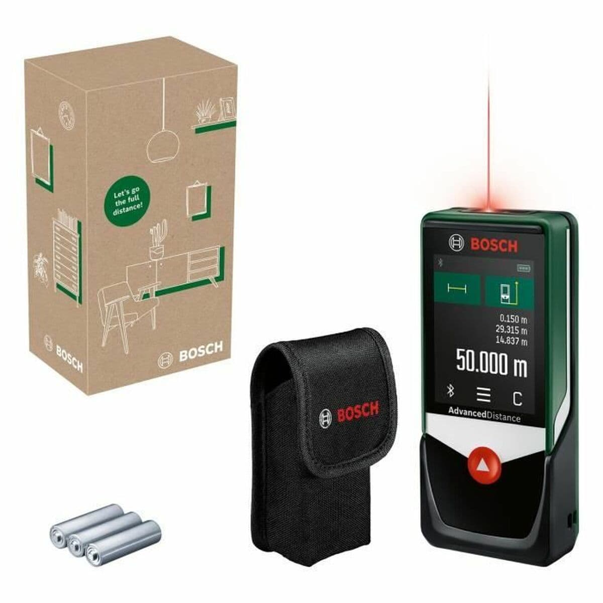 Telemetras BOSCH AdvancedDistance 50 C 50 m