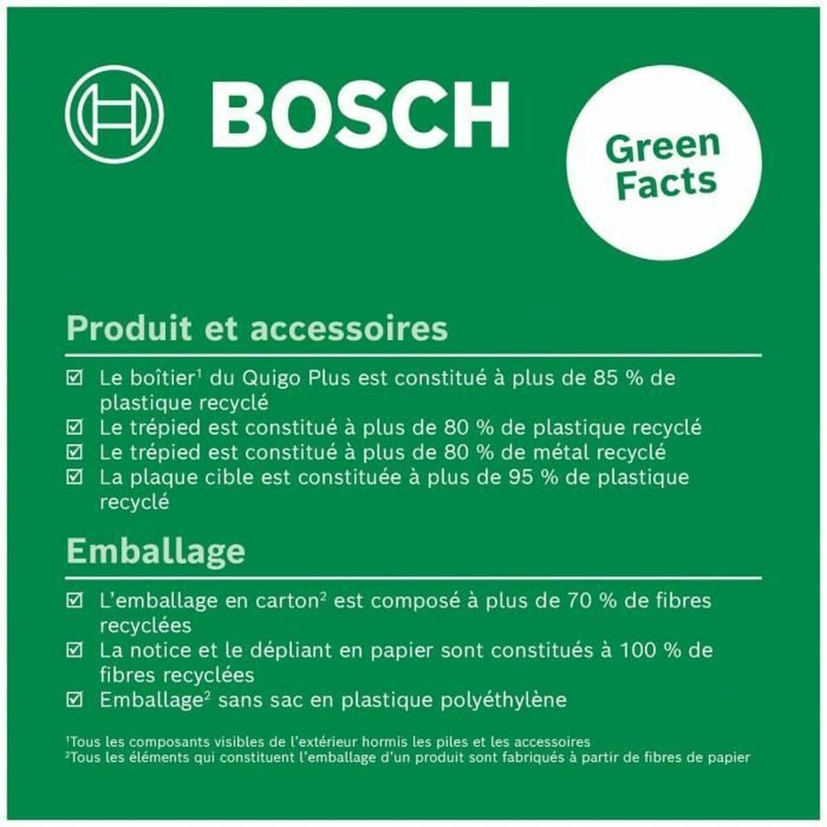 Livella laser BOSCH Quigo + +/- 0,5mm/m 7-10 M - Image 3