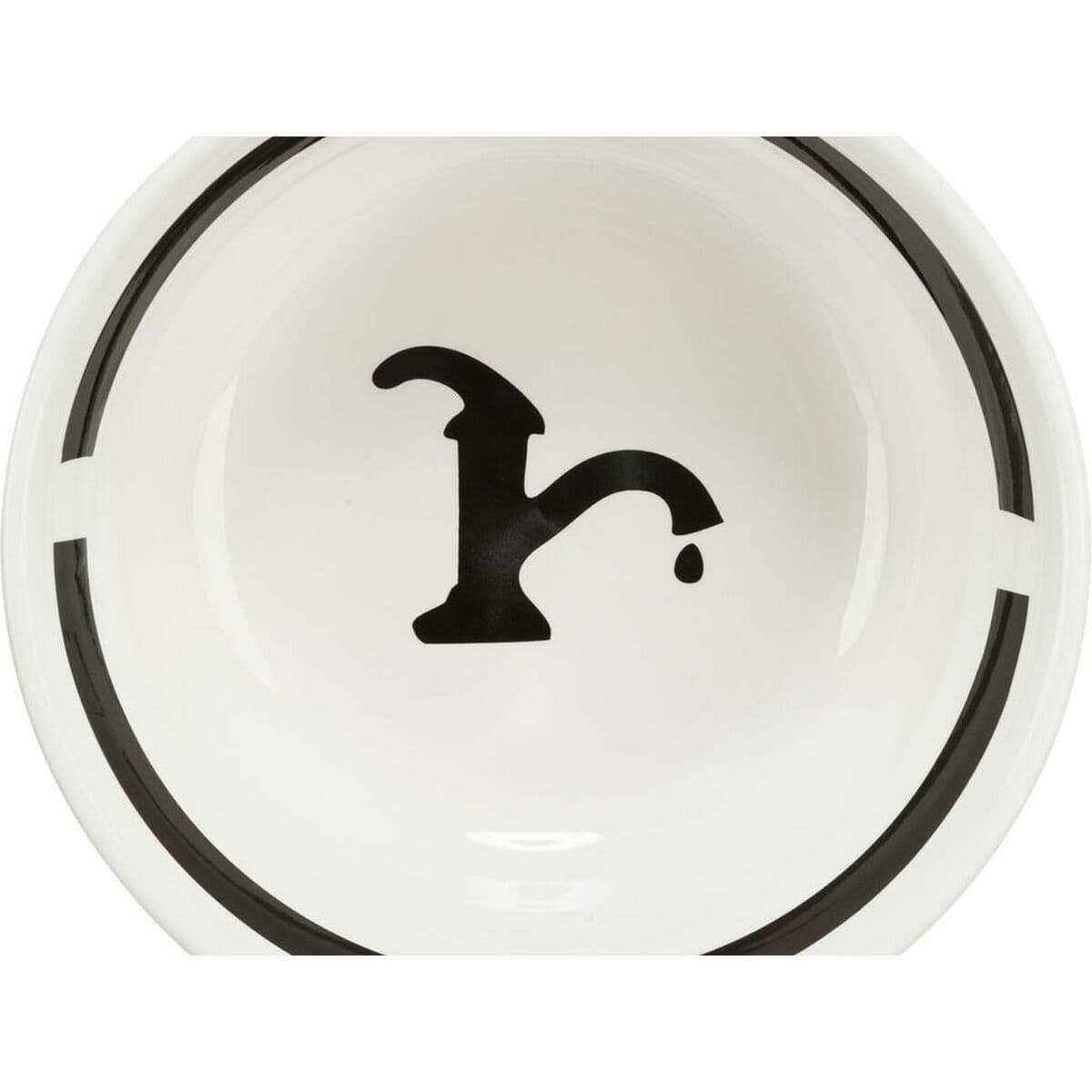 Hundmatare Trixie Vit Svart Ø 13 cm 250 ml - Image 3