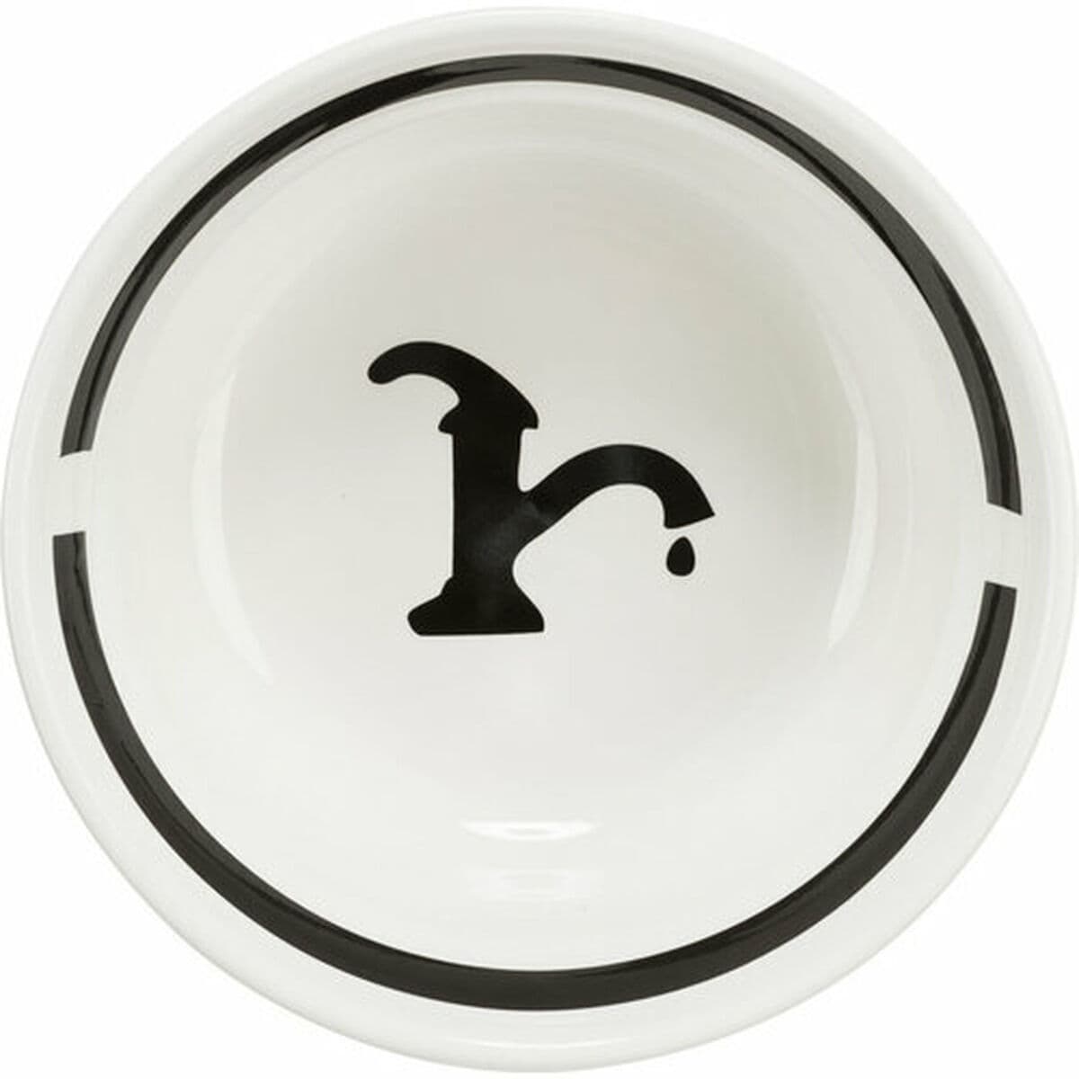 Hundmatare Trixie Vit Svart Ø 13 cm 250 ml - Image 4