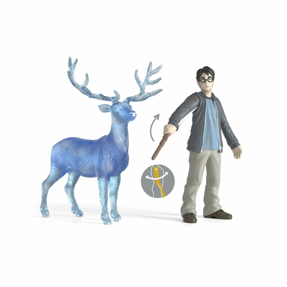 Figurine de Acțiune Schleich Harry Potter Figurines and his Patronus - Image 2