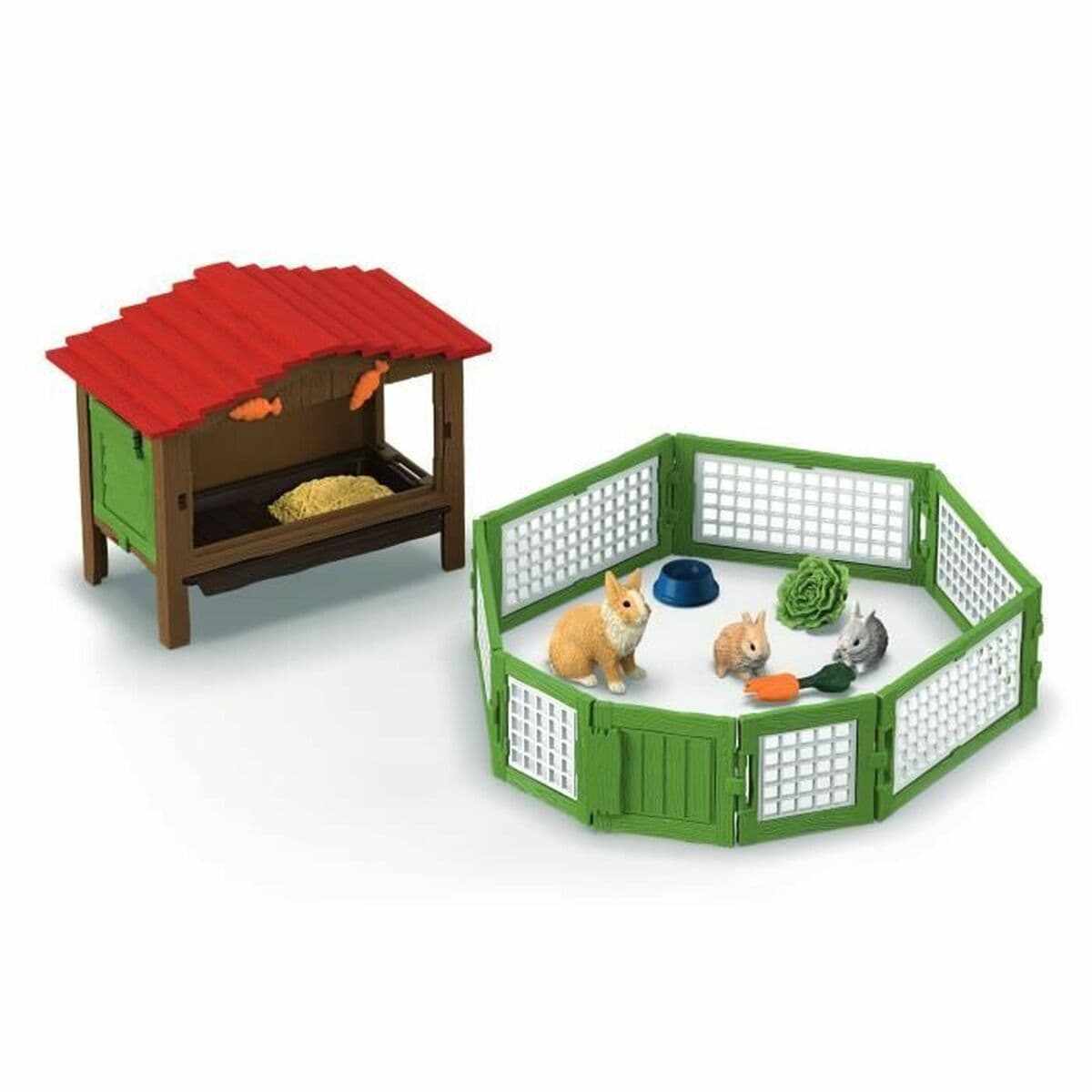 Playset Schleich Rabbit Hutch Set - Image 4