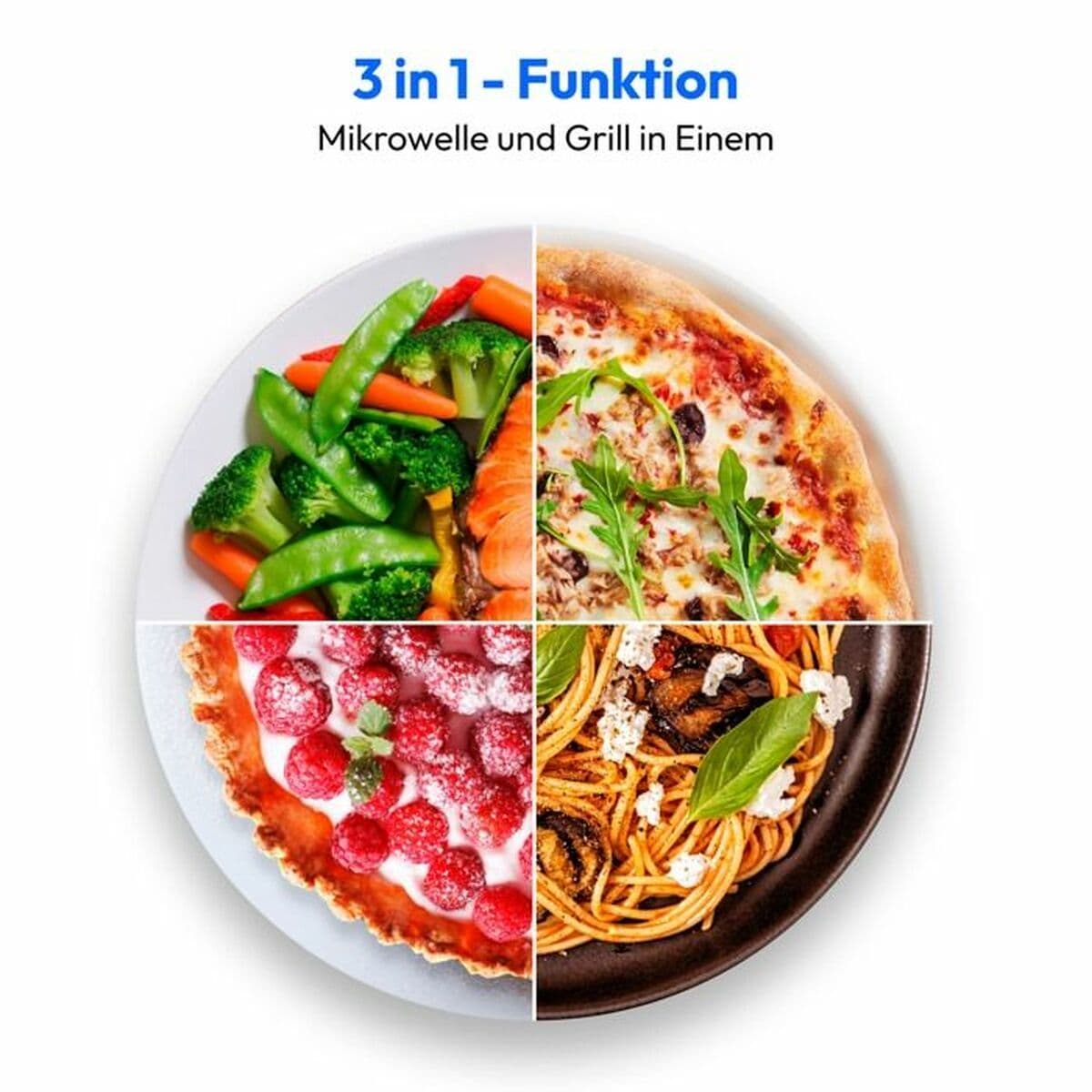 Mikrowelle Medion MD17495 Grau 800 W 23 L - Image 4