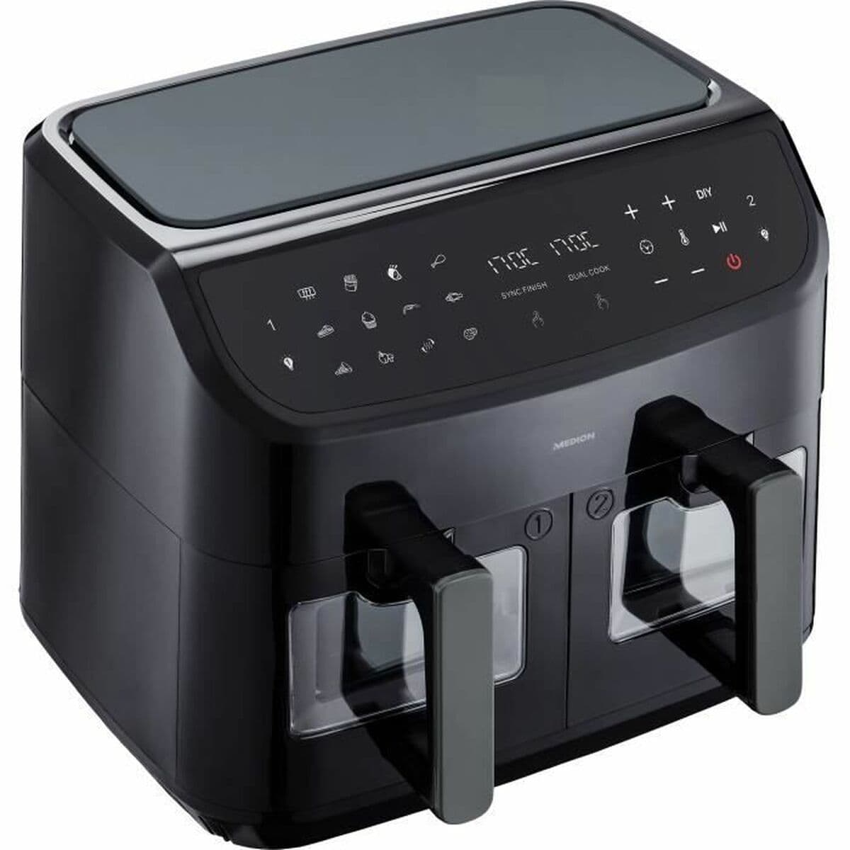 Heißluftfritteuse Medion LIFE P20 Schwarz 2600 W 8,7 l - Image 2