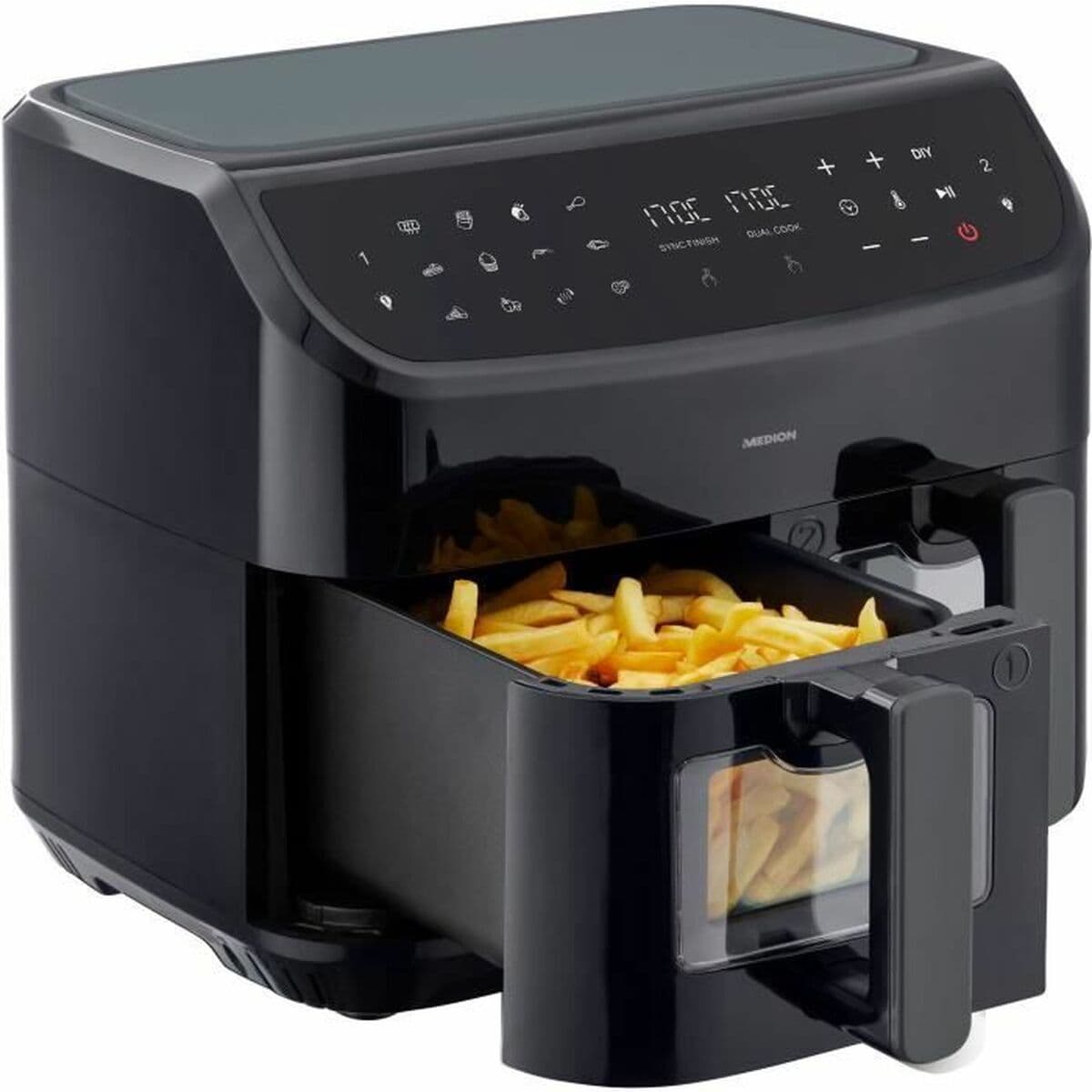 Heißluftfritteuse Medion LIFE P20 Schwarz 2600 W 8,7 l - Image 4