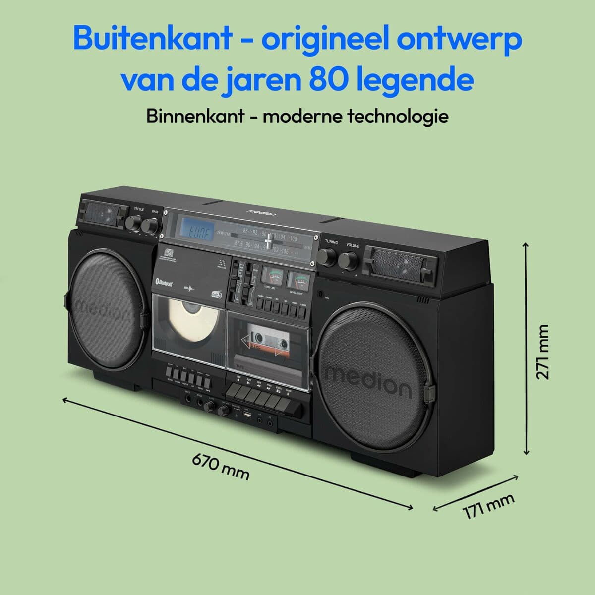 Raadio-kassetimängija Medion Vintage - Image 11