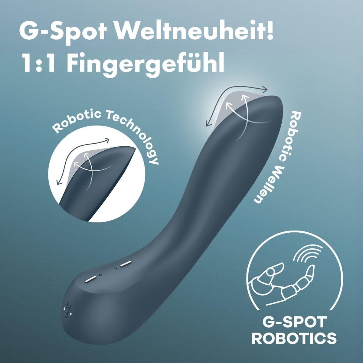 G-Punkt Vibrator Satisfyer Dunkelblau - Image 8