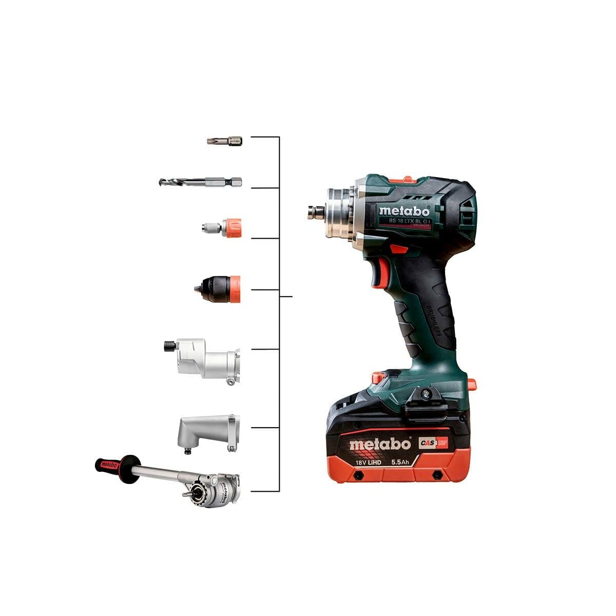Tournevis électrique Metabo BS 18 LTX BL QI - Image 11