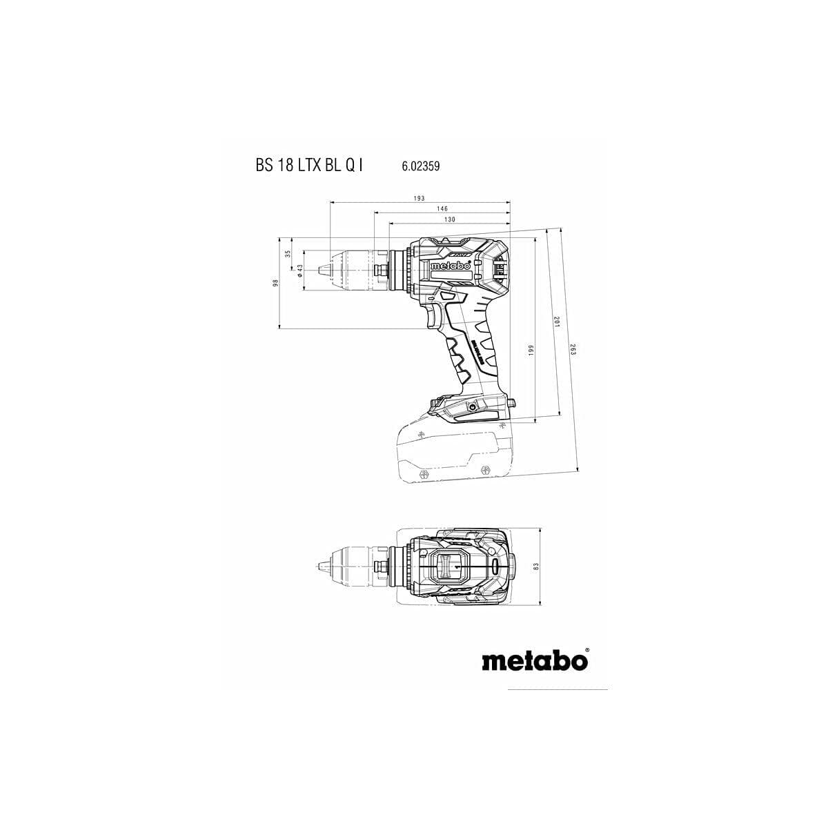 Tournevis électrique Metabo BS 18 LTX BL QI - Image 12