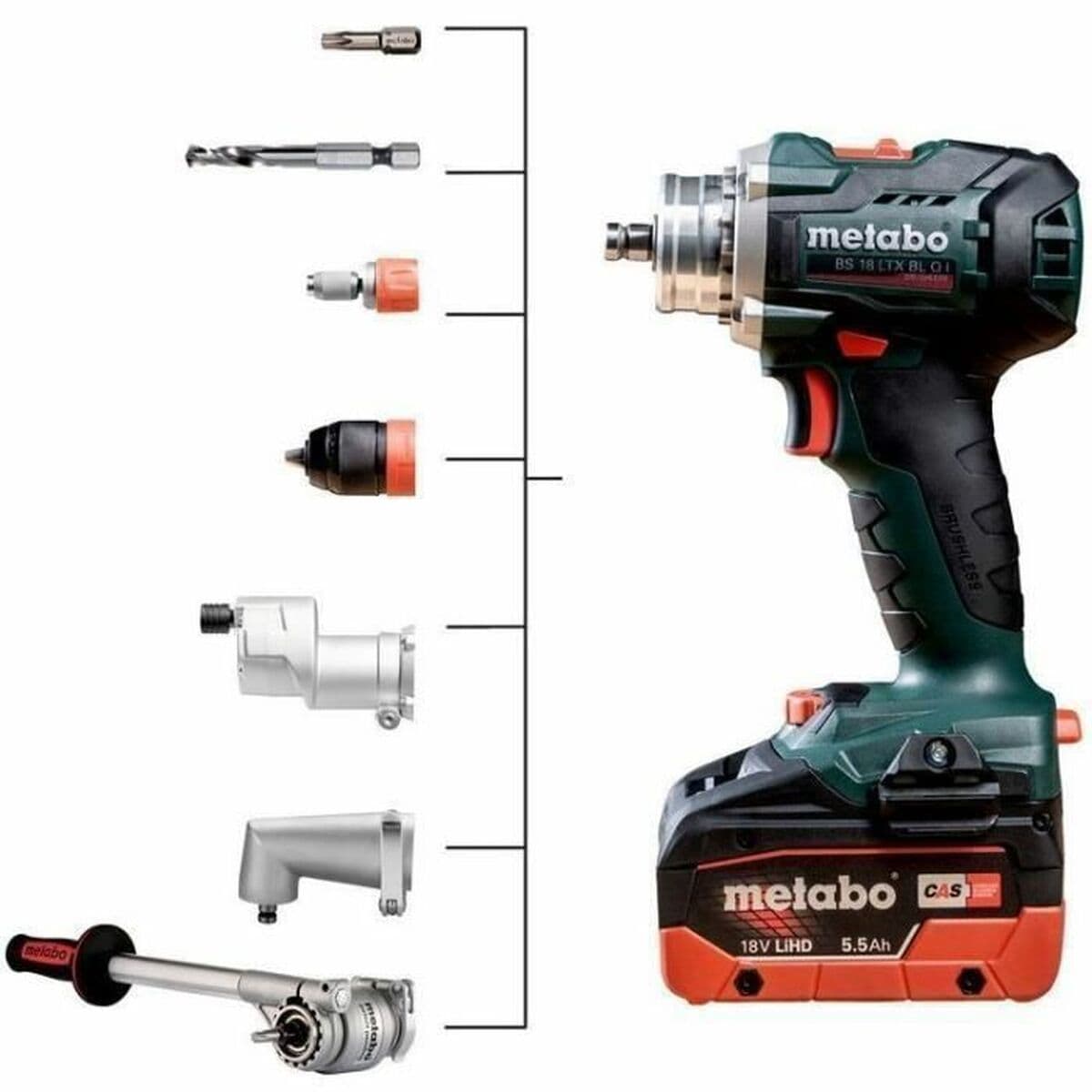 Tournevis électrique Metabo BS 18 LTX BL QI - Image 3
