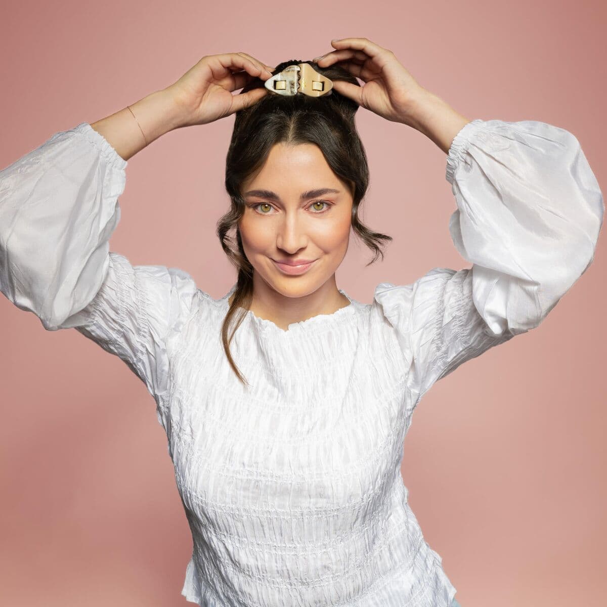 Ukosnice Invisibobble INVISIBOBBLE EVERCLAW Bež - Image 4