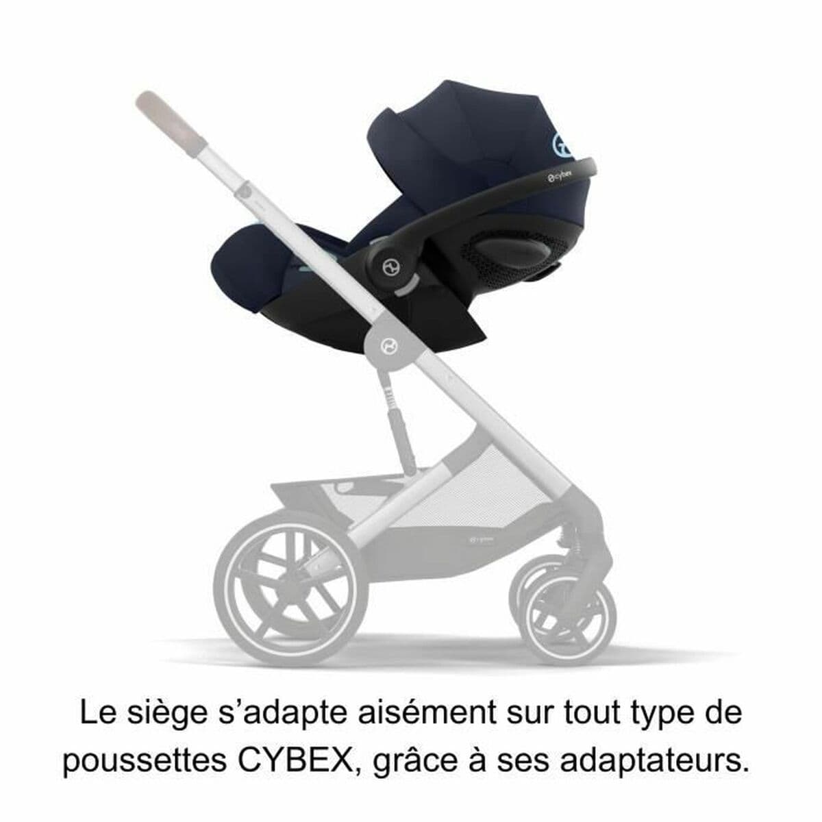 Bilstol Cybex Ocean Blue 0+ (de 0 a 13 kilos) Barn ECE R129 - Image 4