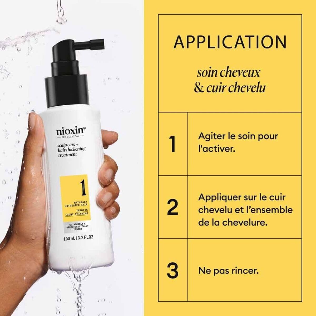 Plaukų atstatymo gydymas Nioxin System 1 Scalp 100 ml - Image 4