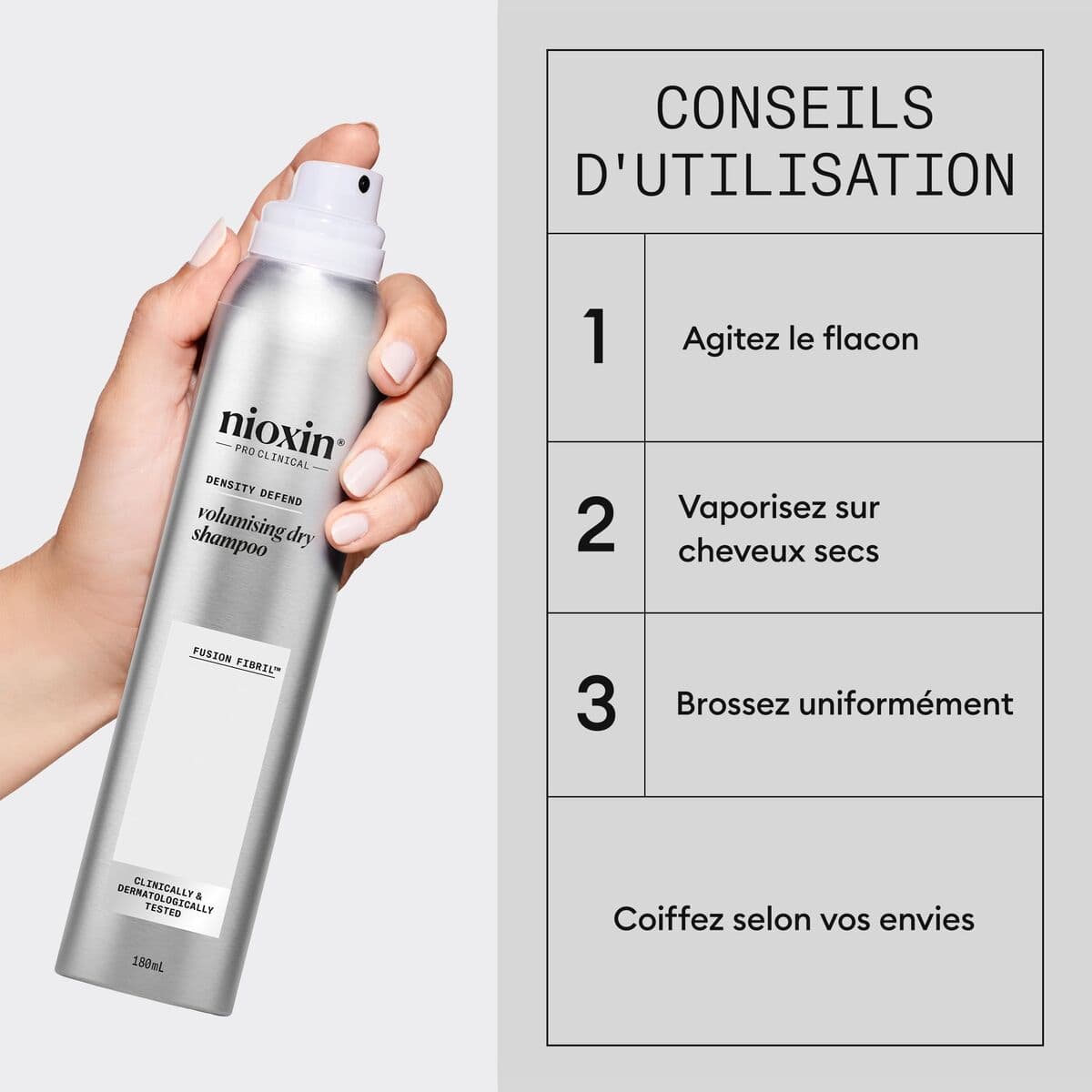 Sausas šampūnas Nioxin 180 ml - Image 5