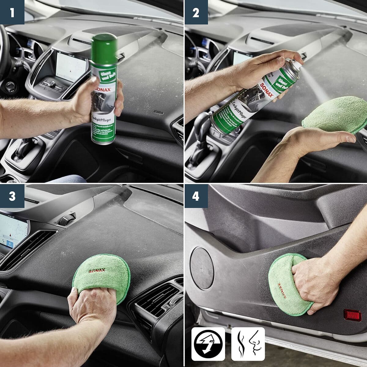 Sredstvo za čišćenje nadzorne ploče Sonax SX03563000 400 ml Vanilija - Image 3