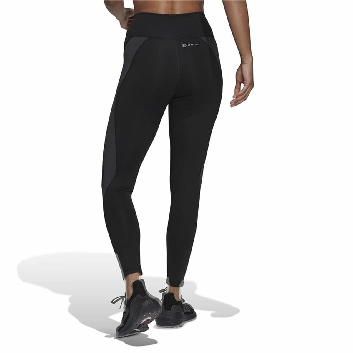 Leggings Sportivo da Donna Adidas 7/8 Essentials Hiit Colorblock Nero - Image 3