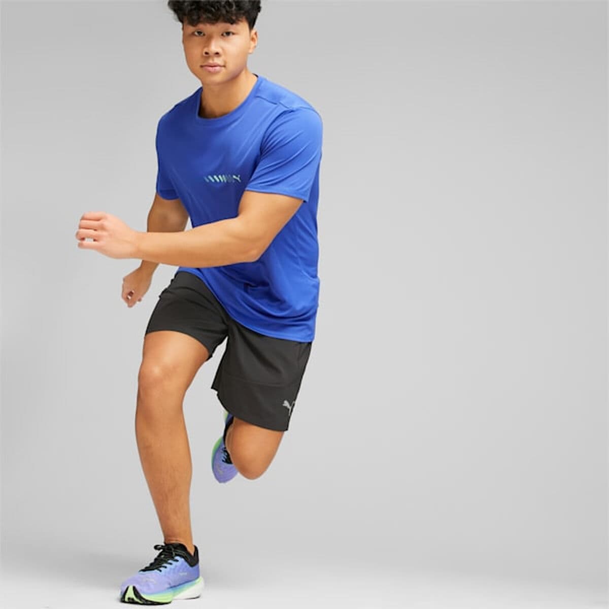 Vyriški marškinėliai su trumpomis rankovėmis Puma Run Favorite Logo Mėlyna - Image 11