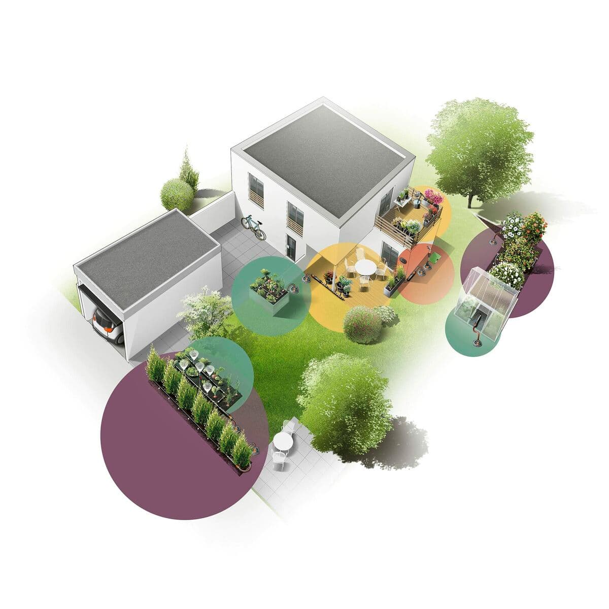 Sistema de riego por goteo Gardena 13501-20 - Image 9