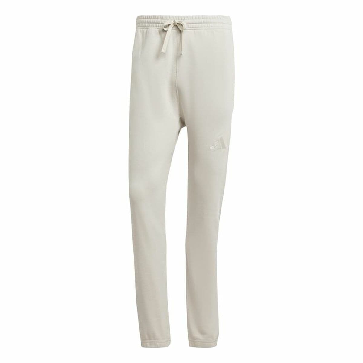 Pantalón Largo Deportivo Adidas All Szn French Terry Regular Tapered Blanco Beige Hombre