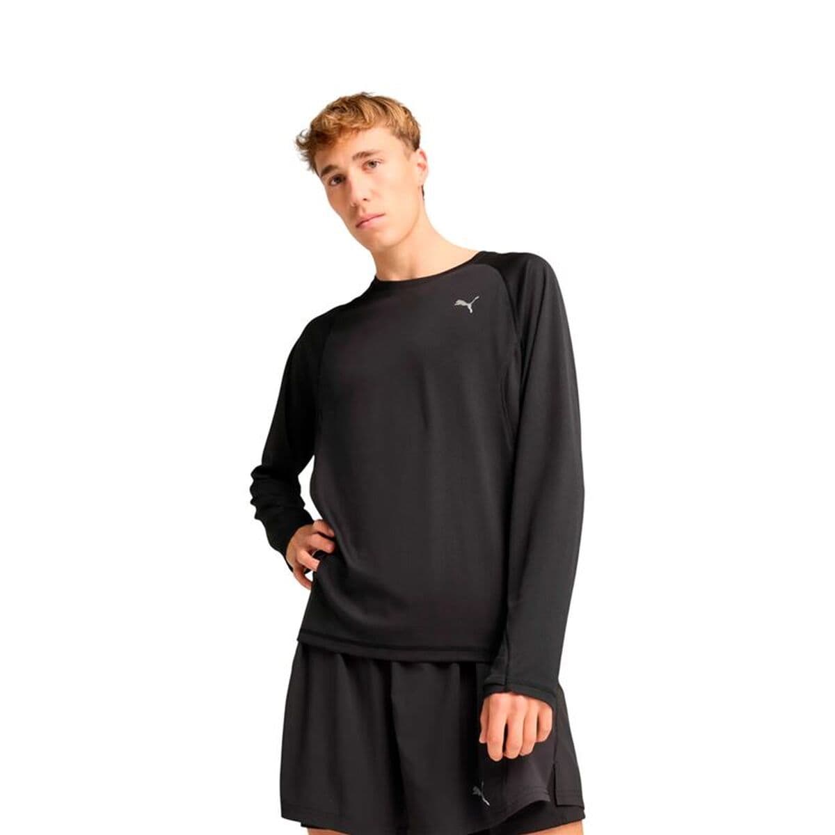 Herren Langarm-T-Shirt Puma M Run Velocity Long Schwarz - Image 3