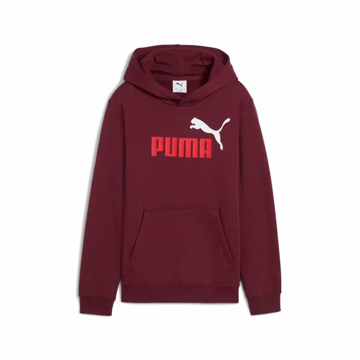 Sudadera con Capucha Niña Puma Essentials 2 Color No. 1 Granate