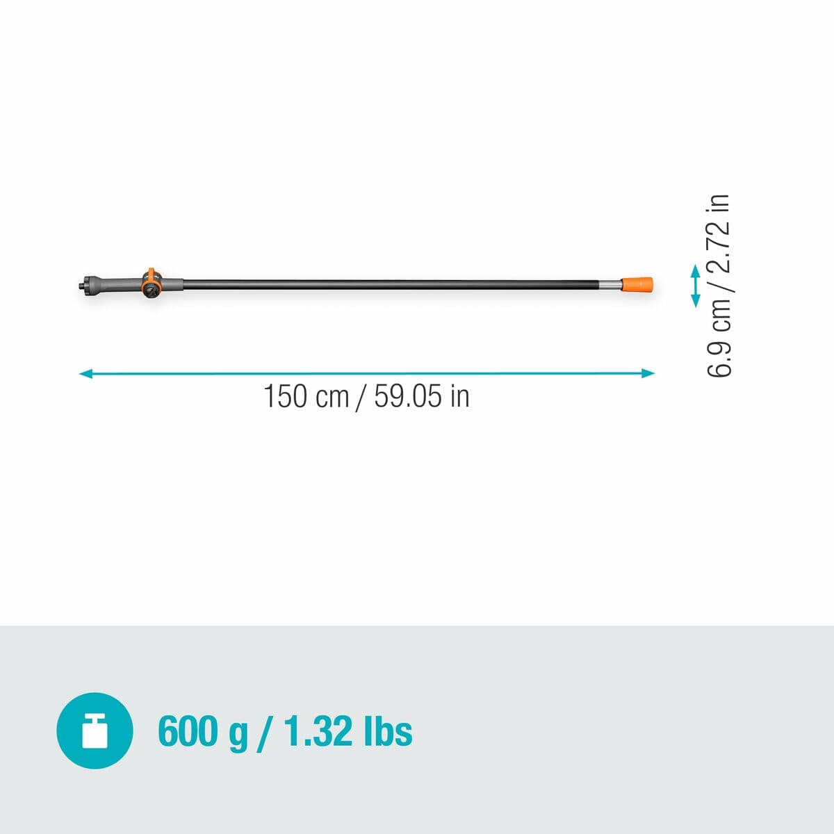 Mango de repuesto Gardena 18802-20 150 cm Cleansystem - Image 3