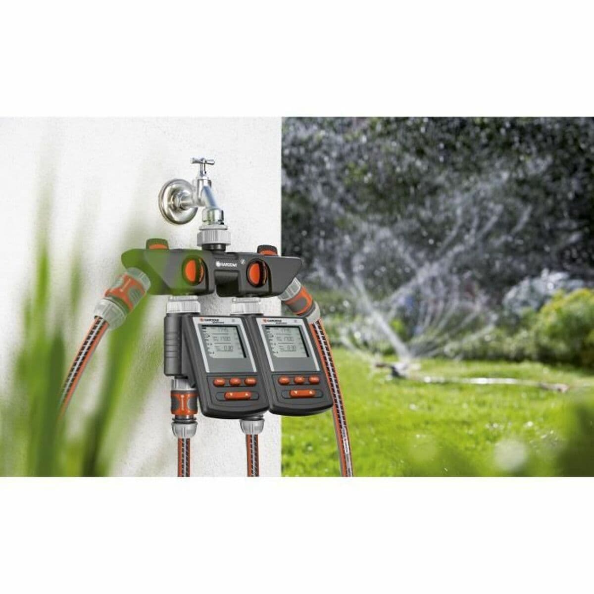 Conector de manguera Gardena Prof-System 08194-20 Cuádruple - Image 4