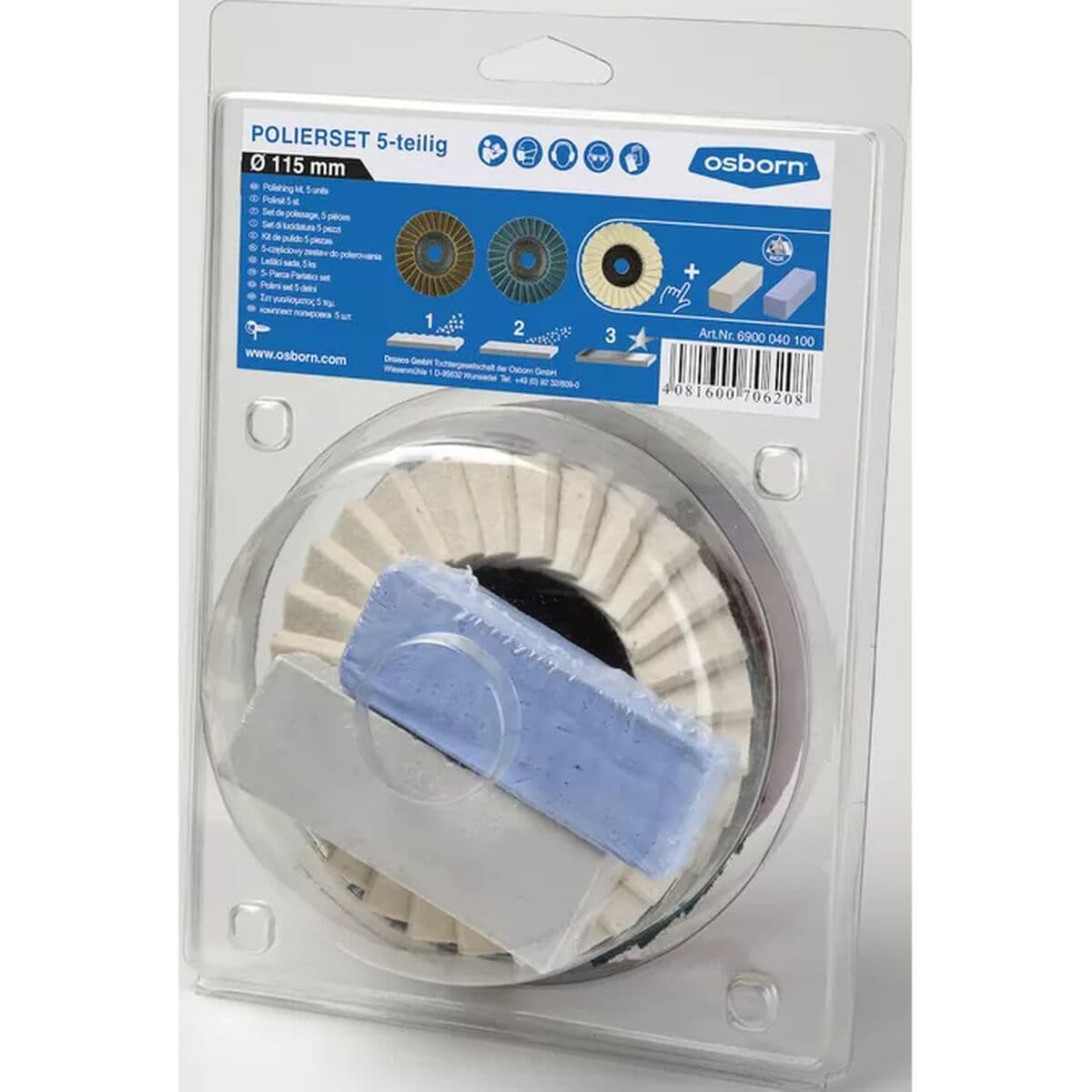 Poleringsset för gör-det-själv Osborn - Image 4