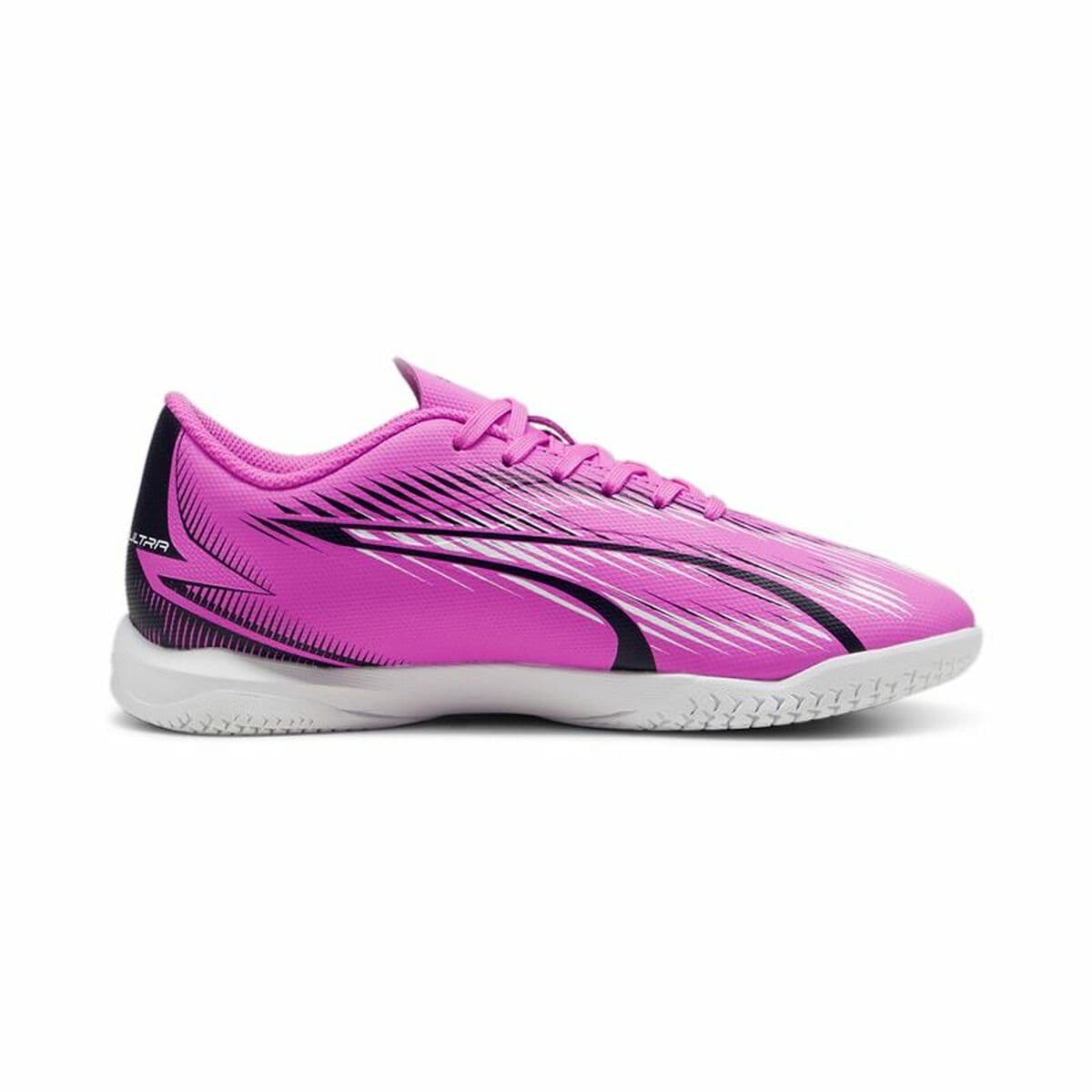 Hallenfußballschuhe für Kinder Puma Ultra Play Weiß Dunkelrosa Für Kinder Unisex - Image 2