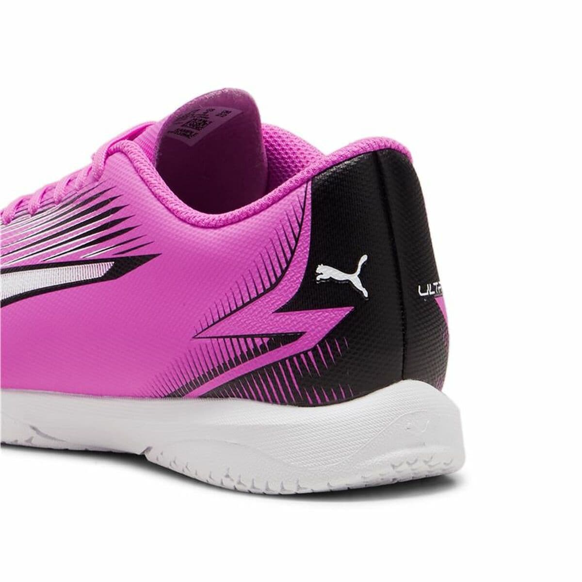 Hallenfußballschuhe für Kinder Puma Ultra Play Weiß Dunkelrosa Für Kinder Unisex - Image 6