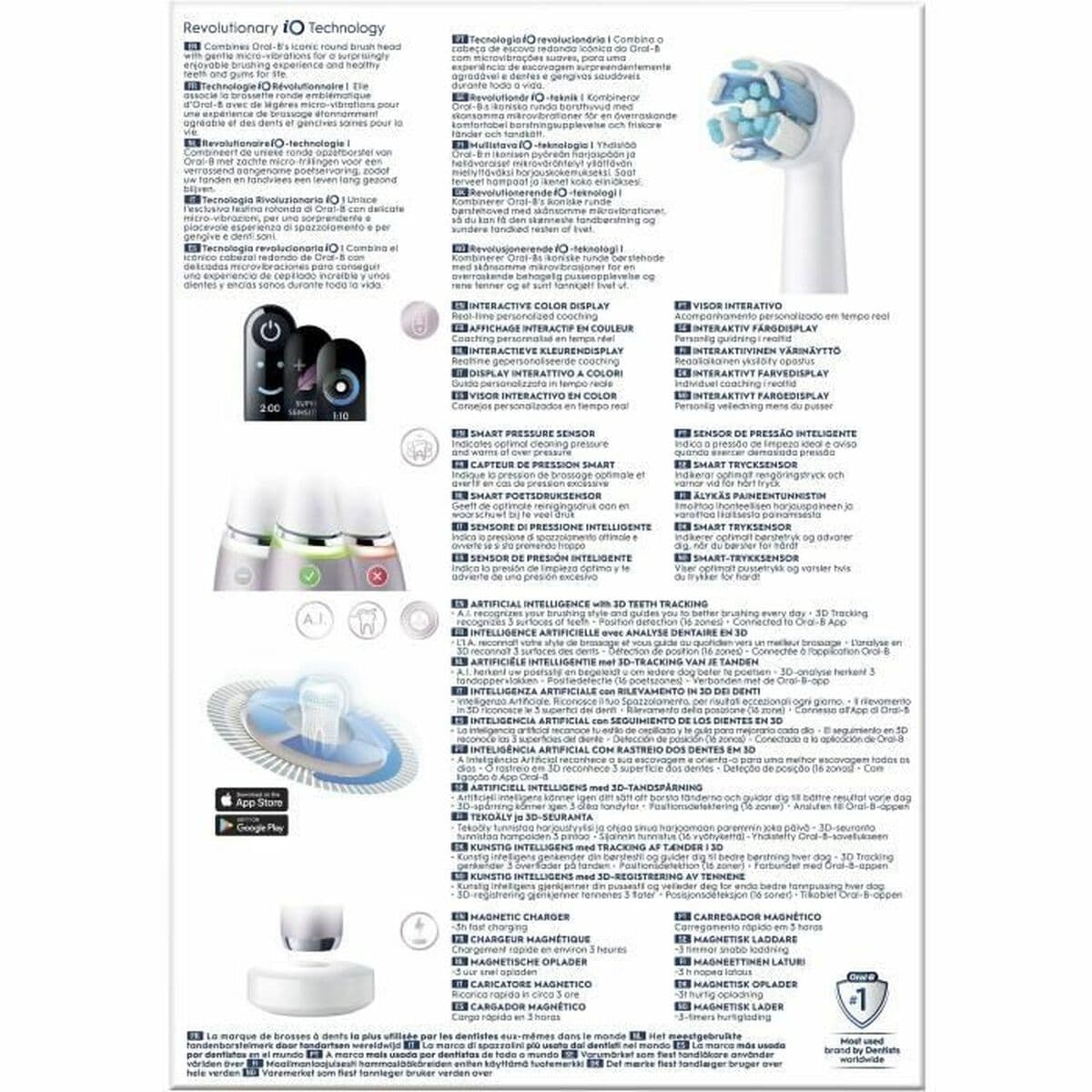 Sähköhammasharja Oral-B Serie iO9s (2 Kappaletta) (2 osaa) - Image 6