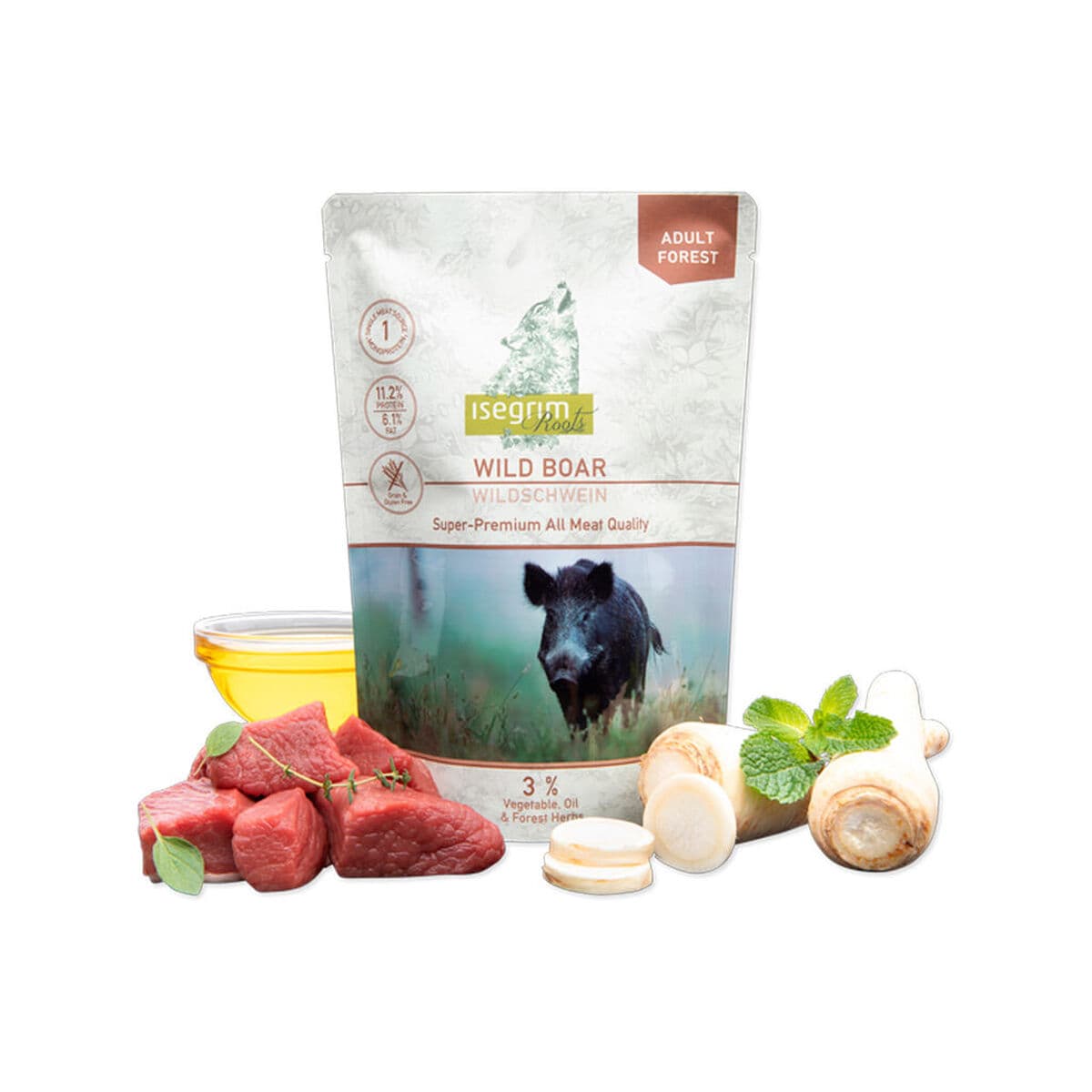 Wet food Isegrim Wild Boar 410 g