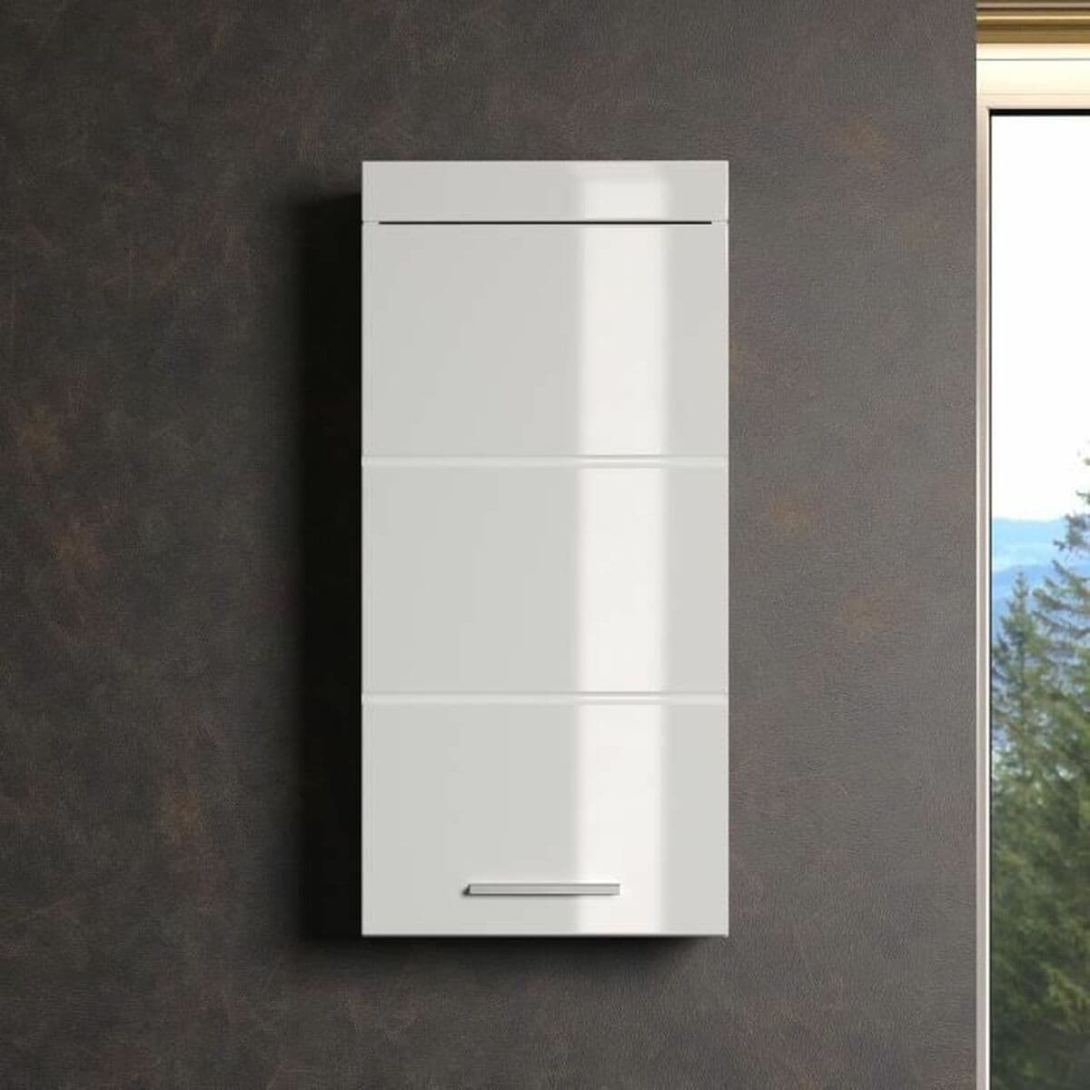 Vonios lentynos Trendteam Amanda Balta 37 x 77 x 23 cm - Image 2