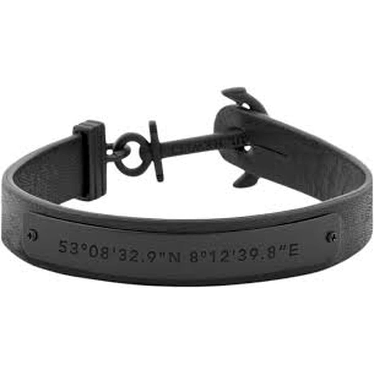 Bracelet Homme Paul Hewitt SIGNUM ***SPECIAL PRICE*** Cuir Noir