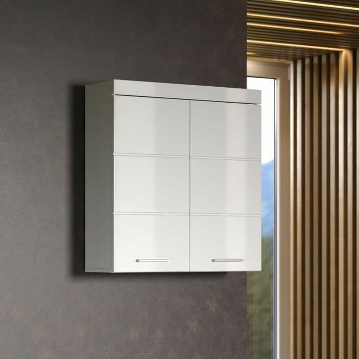 Kapp Trendteam Amanda Valge 73 x 23 x 77 cm - Image 2